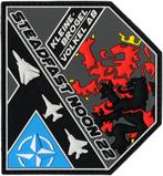 Kleine-Brogel - Steadfast Noon 22 - Patch, Verzamelen, Verzenden, Luchtmacht, Embleem of Badge