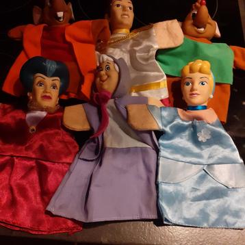 Assepoester handpoppen poppenkastpoppen Disney  beschikbaar voor biedingen