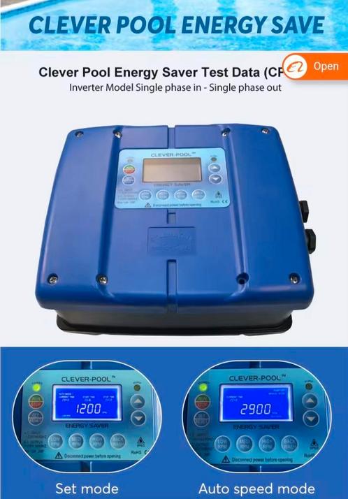 starmatrix clever-pool energy saver, Tuin en Terras, Zwembad-toebehoren, Gebruikt, Zwembadpomp, Ophalen of Verzenden