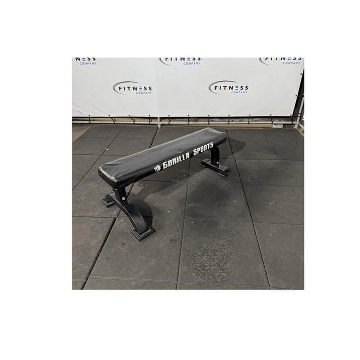Gorilla Sports – Flat Bench, Sport en Fitness, Fitnessmaterialen, Gebruikt, Fitnessbank, Armen, Benen, Borst, Buik, Rug, Ophalen of Verzenden