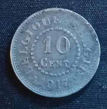 10 cent 1917 FR/VL - Albert I beschikbaar voor biedingen