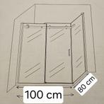 Glazen douchewand, Huis en Inrichting, Badkamer | Badkamermeubels, Ophalen, Nieuw, 150 tot 200 cm