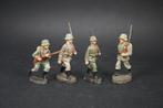 4 verschillende Elastolin soldaten Duits - VINTAGE, Ophalen of Verzenden