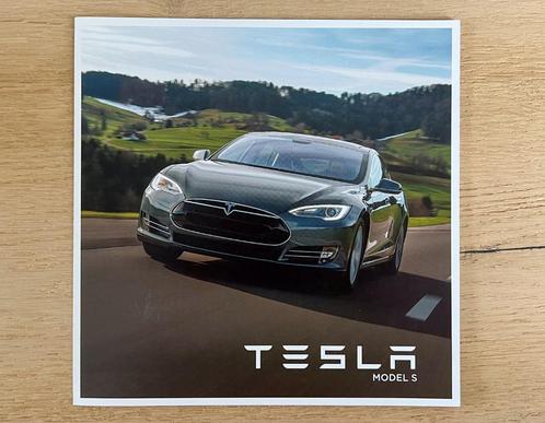 Tesla Model S vouwfolder BE-NL rond 2013, Boeken, Auto's | Folders en Tijdschriften, Zo goed als nieuw, Overige merken, Ophalen of Verzenden
