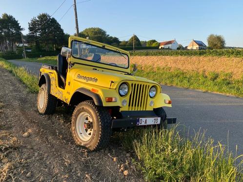 JEEP CJ5 4X4, Auto's, Jeep, Particulier, CJ, 4x4, Benzine, Handgeschakeld, Vierwielaandrijving, Ophalen