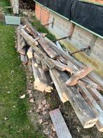 Brandhout oude balken, Tuin en Terras, Brandhout, Ophalen
