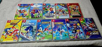 Switch games en aanpassingen + accessoires en reparatiekork beschikbaar voor biedingen