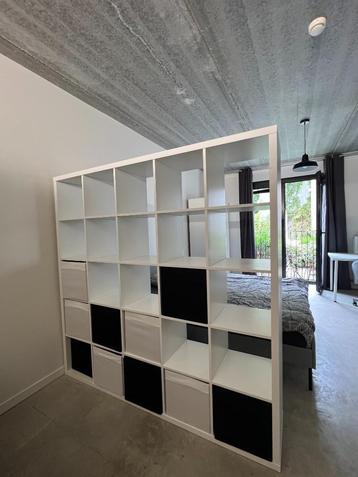 Open kast met 10 opbergboxen - 182x182x39cm, Neuf, 25 à 50 cm, Avec tablette(s), 150 à 200 cm