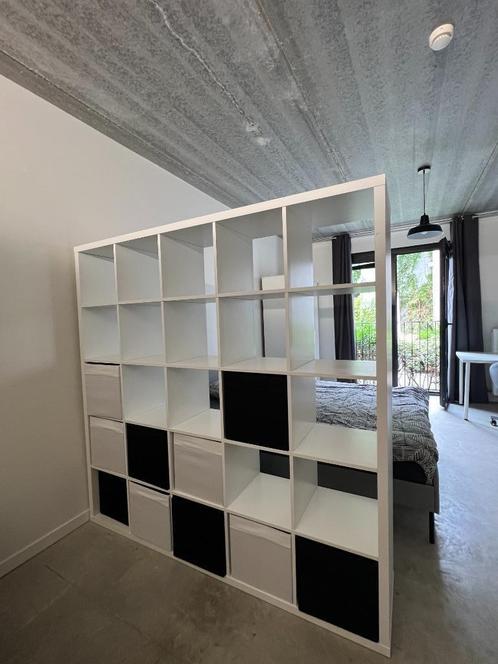 Open kast met 10 opbergboxen - 182x182x39cm, Huis en Inrichting, Kasten | Boekenkasten, Nieuw, 150 tot 200 cm, 150 tot 200 cm