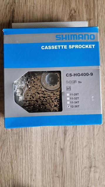 SHIMANO CS-HG400-9 MTB 9 speed cassette 12-36 NIEUW beschikbaar voor biedingen