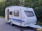 Caravan Hobby Easy de Luxe uit 2004 in goede staat., Caravans en Kamperen, Caravans, Vast bed, Hobby, Treinzit, Particulier