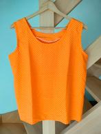 Mooi topje maat Medium. Oranje met witte bolletjes., Kleding | Dames, Topjes, Ophalen of Verzenden, Zo goed als nieuw, Oranje