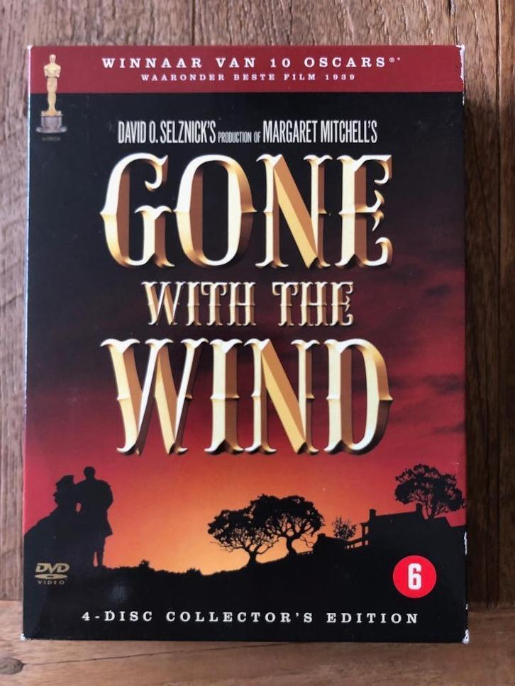 Gone With The Wind  (4-disc collector's edition), Cd's en Dvd's, Dvd's | Klassiekers, Gebruikt, Ophalen of Verzenden