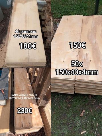 Panneau de bois multiplex 