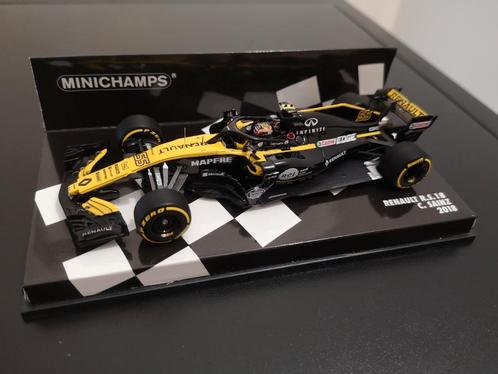 Sainz 2018 minichamps Renault Rs28 miniature F1 1/43, Collections, Marques automobiles, Motos & Formules 1, Comme neuf, Envoi