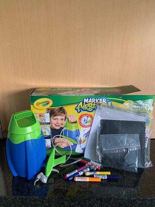 Marker airbrush, Kinderen en Baby's, Speelgoed | Educatief en Creatief, Gebruikt, Knutselen, Ophalen of Verzenden