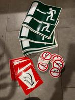 Stickers nooduitgang niet roken, brandblusapparaat  groot, Tickets en Kaartjes