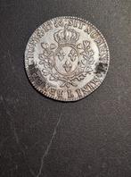 Lodewijk XVI 1ECU 1788 Muntteken "L" Bayonne, Verzenden, Frankrijk, Losse munt, Zilver