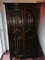 Vestiaire/armoire d'entrée en bois massif foncé, Enlèvement