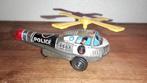 Ancien jouet en tôle hélicoptère Police vintage, Collections, Utilisé, Enlèvement ou Envoi