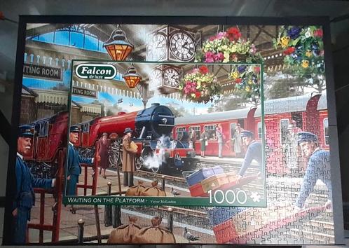 Puzzel FALCON 1000 stukjes, Hobby en Vrije tijd, Denksport en Puzzels, Zo goed als nieuw, Legpuzzel, 500 t/m 1500 stukjes, Ophalen