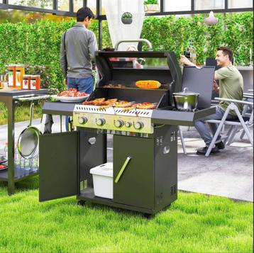 Gas Grill 12 KW BBQ 135 x 54 x 110 cm beschikbaar voor biedingen