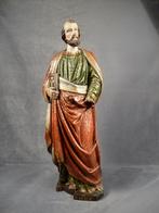Statue en bois polychrome (Peter), Enlèvement ou Envoi
