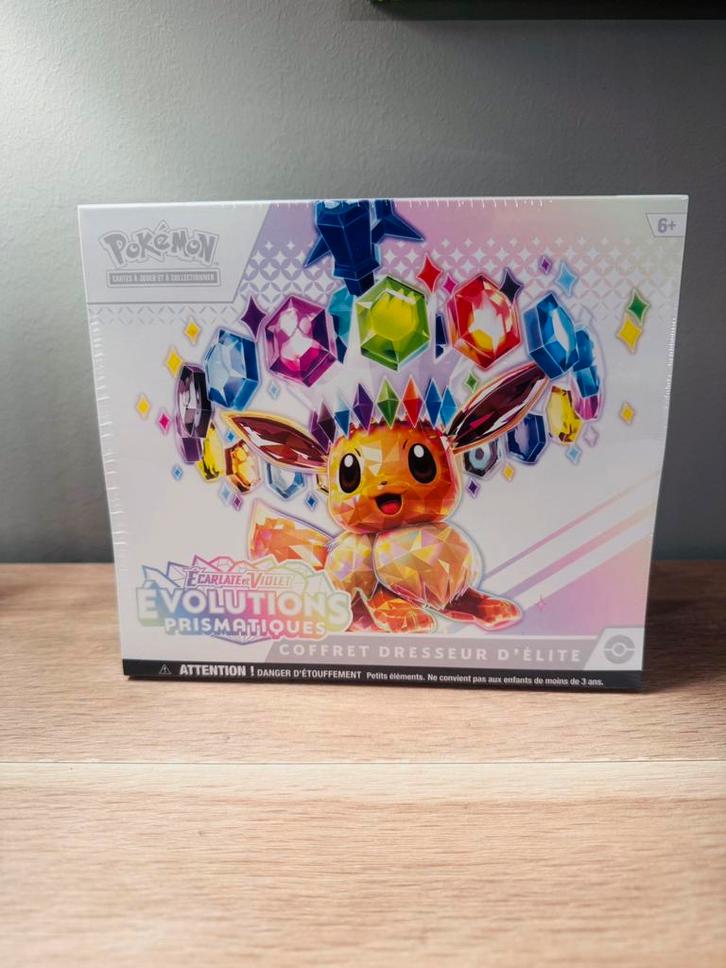 NEUF - Coffret Dresseur d’Élite ETB Evolutions Prismatiques, Hobby en Vrije tijd, Verzamelkaartspellen | Pokémon, Zo goed als nieuw