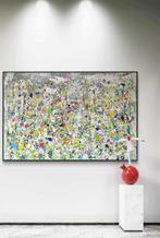 Colorful flowers filed 🌼⚘🌹🌺, Antiek en Kunst, Kunst | Schilderijen | Abstract, Ophalen
