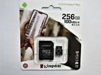 Kingston micro SD kaart 256GB nieuw, SD, Kingston Technology, Nieuw, Ophalen of Verzenden