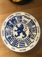 porseleinen bord Limburg steden en gemeenten, Antiek en Kunst, Antiek | Keramiek en Aardewerk, Ophalen of Verzenden