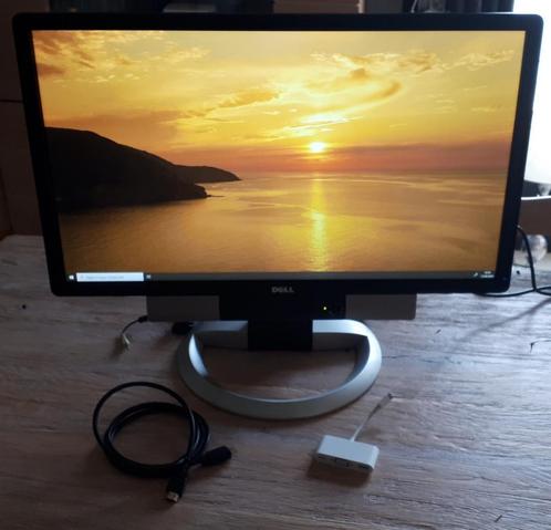 DELL 24-inch Full HD HDMI USB-C VGA DVI DisplayPort-monitor, Computers en Software, Monitoren, Zo goed als nieuw, DisplayPort