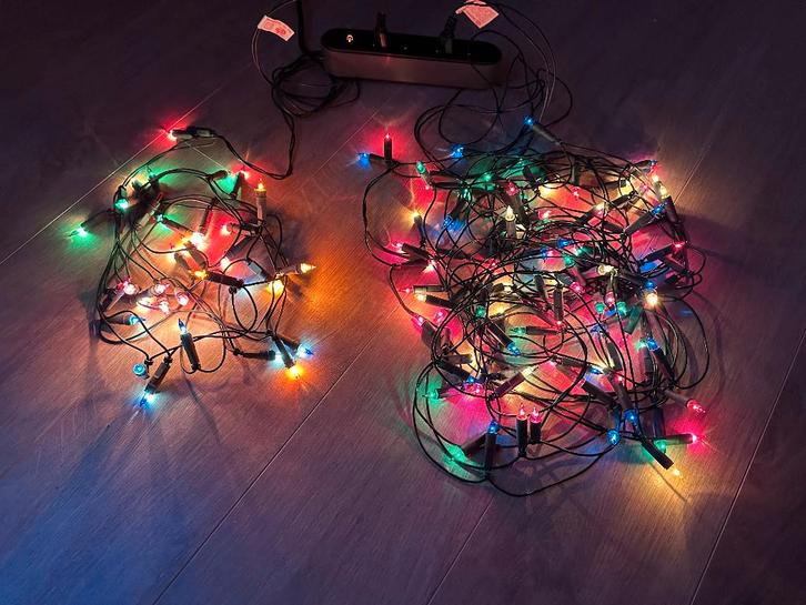 kerstverlichting allerlei - vervangbare lampjes - nieuwstaat, Diversen, Kerst, Ophalen