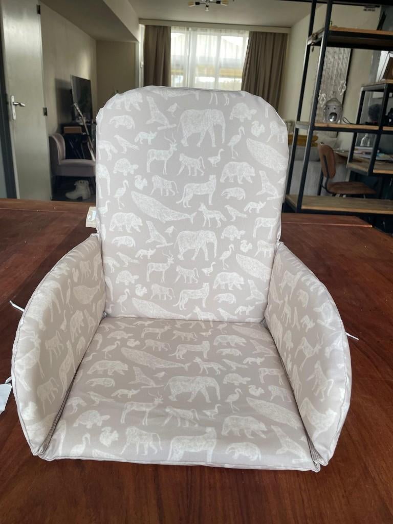 Jollein Stoelverkleiner Animals Nougat, Ophalen, Zo goed als nieuw, Stoelverkleiner