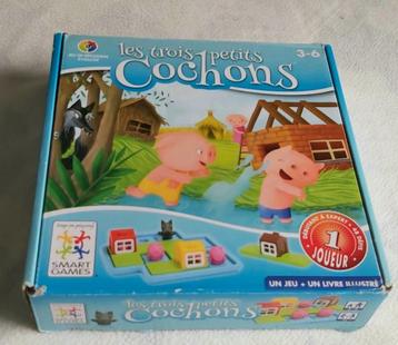 Jeu enfant 3-6 ans  'Les 3 petits cochons' de Smart Games beschikbaar voor biedingen