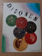 Originele reclameplaat voor Vinylplaten Columbia Pathe, Envoi, Utilisé, Panneau publicitaire