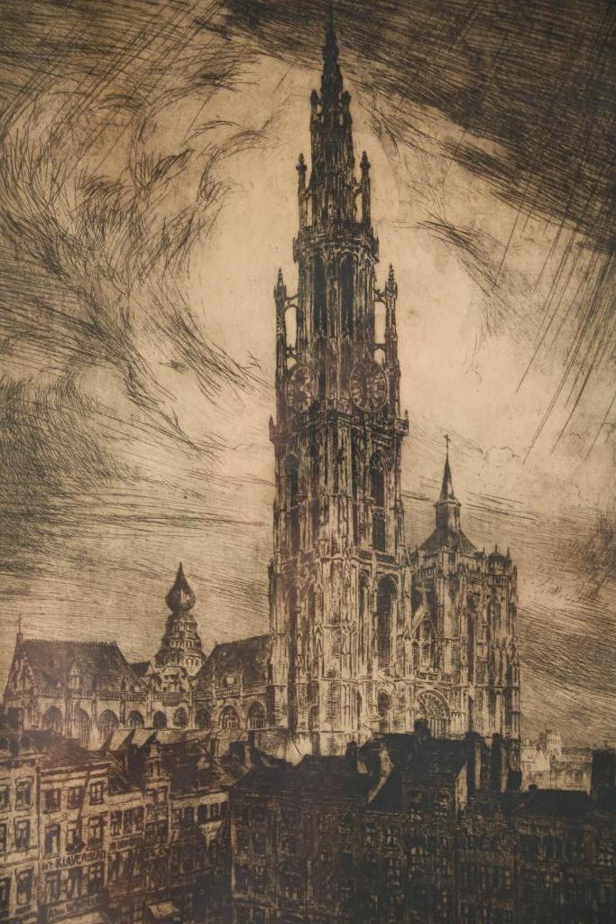 Lodewijk-Jozef Van Peteghem (1825 - 1901), Antiek en Kunst, Kunst | Etsen en Gravures, Ophalen of Verzenden