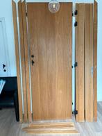 Eiken binnendeur, Doe-het-zelf en Bouw, Deuren en Vliegenramen, Ophalen, Gebruikt, 80 tot 100 cm, 215 cm of meer