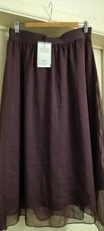 Nieuwe prachtige rok in aubergine-kleur L, Enlèvement ou Envoi, Saint Tropez, Sous le genou, Taille 42/44 (L)