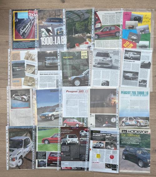 PEUGEOT 205 GTI - ARTIKELS, Boeken, Auto's | Folders en Tijdschriften, Peugeot, Ophalen of Verzenden