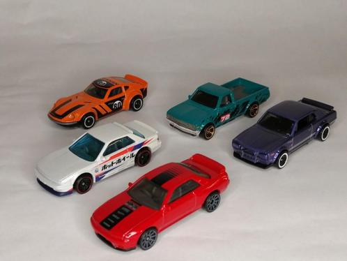 Hot Wheels 5-Pack (HLY73) Nissan 2023, Hobby en Vrije tijd, Modelauto's | Overige schalen, Zo goed als nieuw, Auto, Ophalen of Verzenden