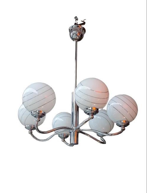 Vintage midcentury hanglamp, Huis en Inrichting, Lampen | Plafondlampen, Zo goed als nieuw, Ophalen of Verzenden