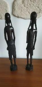 Afrikanen ebbenhouten beeldjes, Ophalen of Verzenden