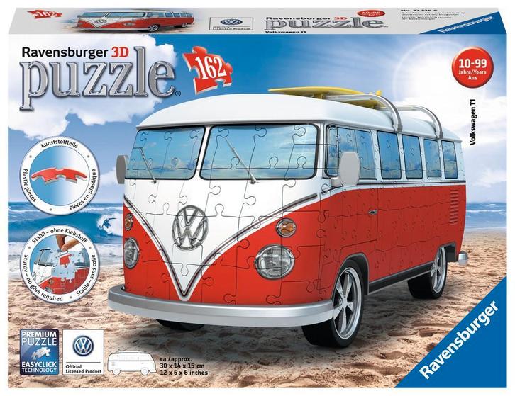 3D Puzzel VW busje - NIEUW !!, Hobby en Vrije tijd, Denksport en Puzzels, Nieuw, Rubik's of 3D-puzzel, Minder dan 500 stukjes