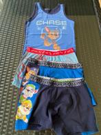 Set van vier stuks, Paw Patrol,shorts en onderlijfje, 122, Ophalen, Zo goed als nieuw