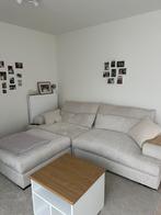 Relax Sofa en Poef Beige, Enlèvement, Comme neuf