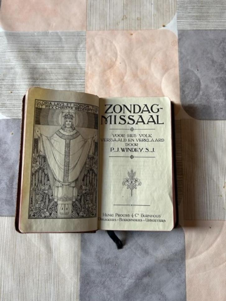 Zondagmissaal voor het volk P.J.Windey 758 blz, Boeken, Godsdienst en Theologie, Gelezen, Ophalen of Verzenden
