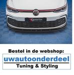 Maxton Design Golf 8 GTI GTD Spoiler Lip Voorspoiler Skirt, Volkswagen, Enlèvement ou Envoi, Neuf