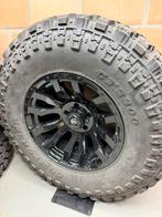 Fuel Velgen + banden Jeep Rubicon JL, Gladiator, Auto-onderdelen, Banden en Velgen, Ophalen, Gebruikt, 17 inch, Band(en)