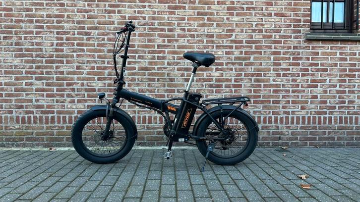 Elektrische plooifiets - upgraded (beschrijving), Fietsen en Brommers, Elektrische fietsen, Gebruikt, Ophalen